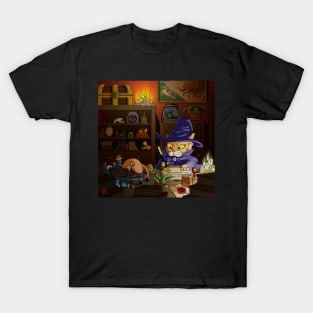 Baz the Cat Wizard T-Shirt